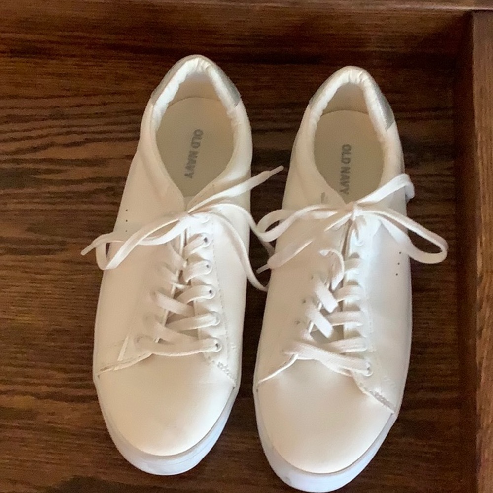 White sneakers